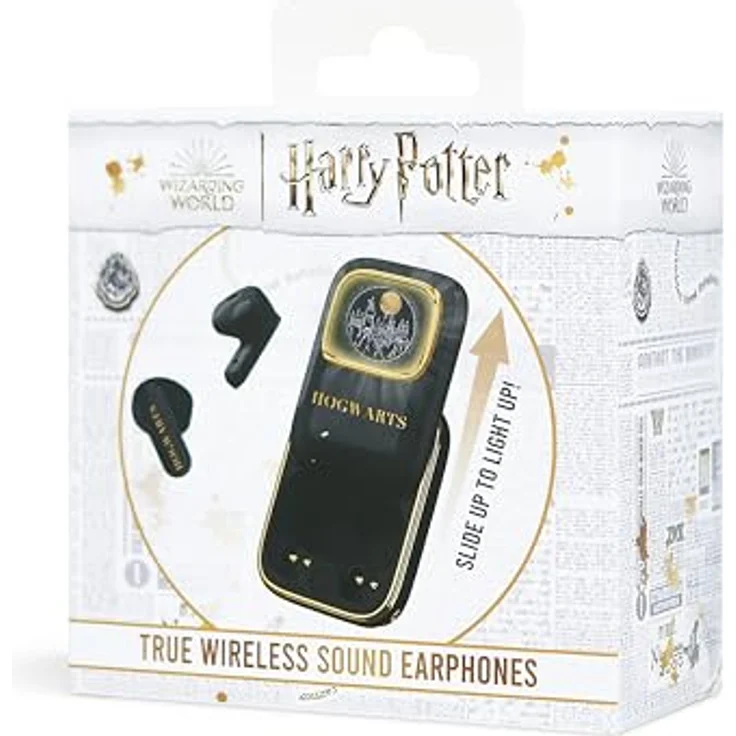 OTL Harry Potter Hogwarts Slide TWS-Ohrhörer mit Ladehülle In-Ear-Kopfhörer (Bluetooth, Smart Touch Control) - Harry Potter Design – Bild 5