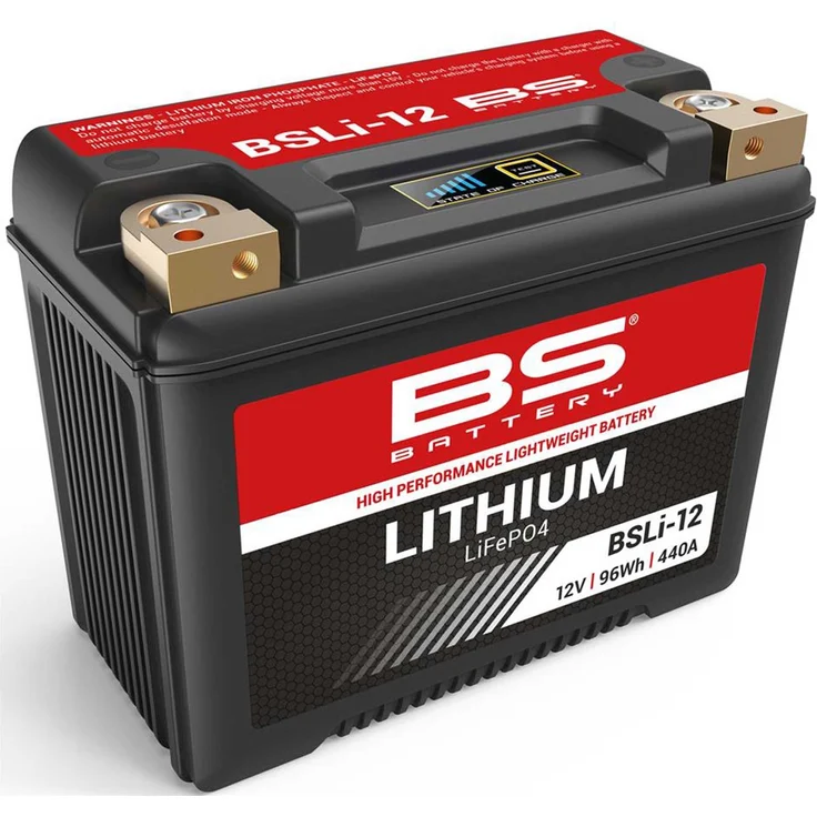 BS Battery BSLI-12 Lithium-Ionen-Batterie, 12.8V, 8Ah, ultra leicht, wasserdicht, schnelle Aufladung, umweltfreundlich, hohe Kaltstartleistung – Bild 1