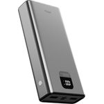 FOREVER Allity Powerbank APB-100 PD QC 22,5W 20000 mAh Grau - Ultraschnelles Laden in schickem Design