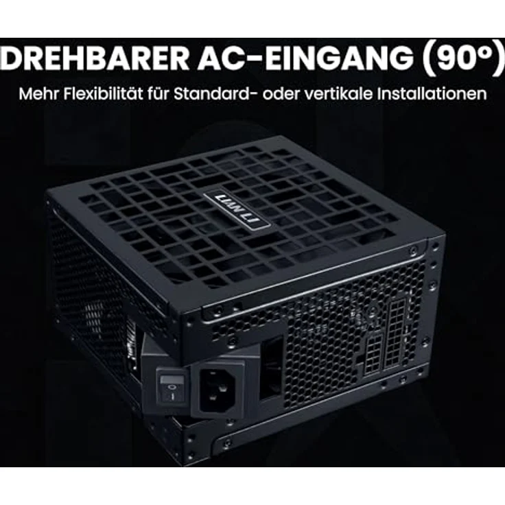 Lian Li RS Series 80 PLUS Gold Netzteil, ATX 3.1, modular - 1.200 Watt, schwarz, mit RS Hub und leisem 135-mm-Lüfter – Bild 4