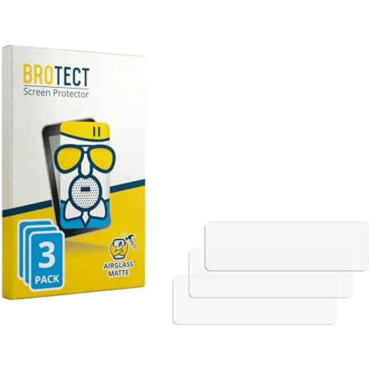 BROTECT Entspiegelungs Schutzglas für Yaesu FTM-310, 3 Stück, Extrem kratzfest 9H, Anti-Reflex, Anti-Fingerprint, Matt – Bild 1
