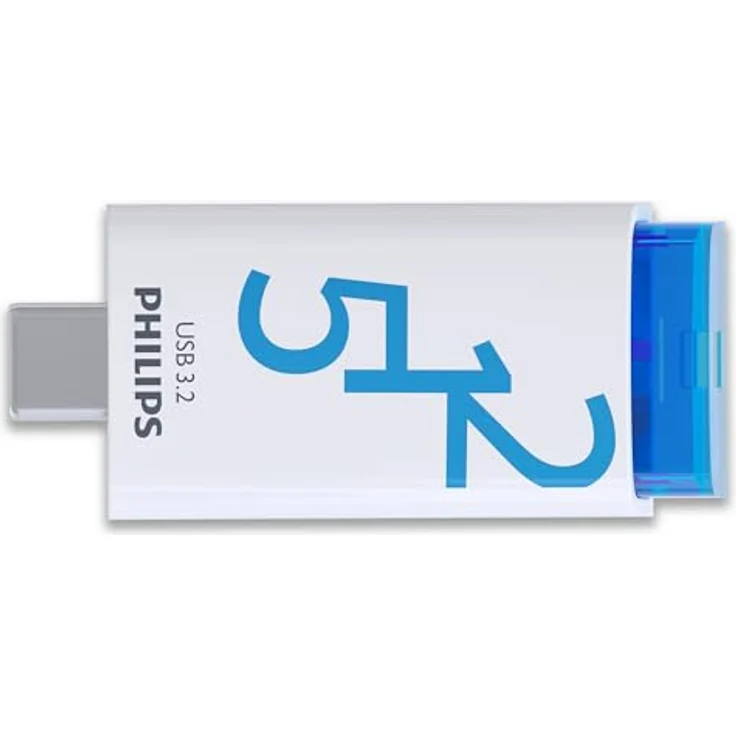 Philips Click Edition USB-C Anschluss USB 3.2 Gen 1 USB-Flash-Laufwerk 512 GB für PC, Laptop, Smartphone, Tablet mit USB-C-Anschluss, Lesegeschwindigkeit bis zu 120 MB/s – Bild 4