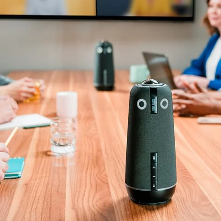 Owl Labs Meeting Owl 4+ 360-Grad, 4K Smart Videokonferenzkamera (automatischer Lautsprecher-Fokus, Smart Zooming und Rauschunterdrückung) – Bild 5