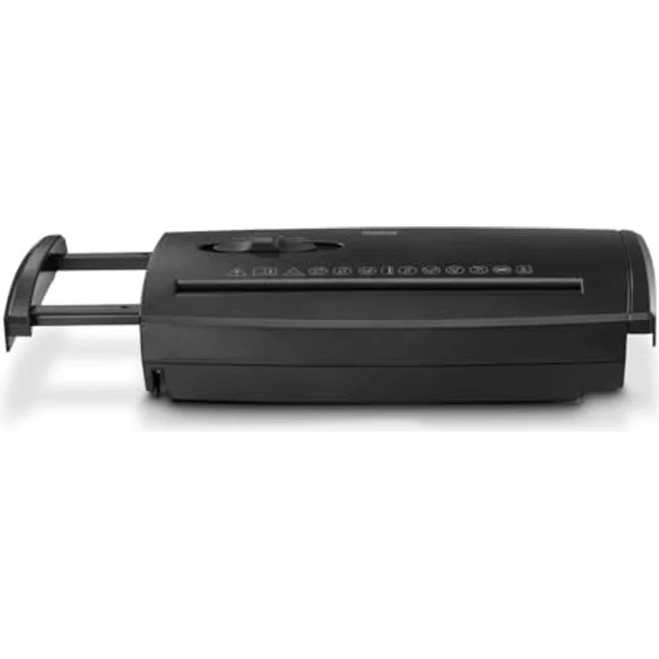 Hama Classic S60, Aktenvernichter mit Streifenzerkleinerung, 22 cm Schnittbreite, 6 mm Partikellänge, 74 dB, 3800 mm/min Durchsatzgeschwindigkeit – Bild 5