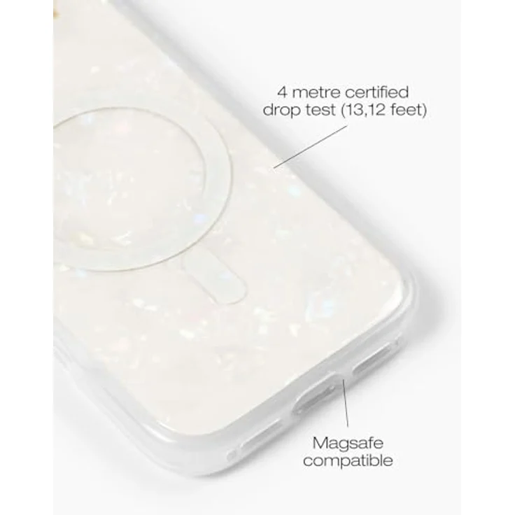 IDEAL OF SWEDEN Pearlised Case, Backcover für Apple iPhone 16 Pro, weiß – Bild 4