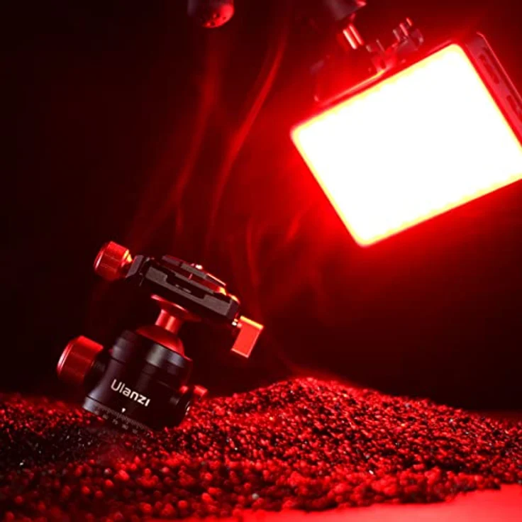 VIJIM Ulanzi VL196 RGB LED Kamera Licht mit Einstellbarer Farbtemperatur (RGB + 2500K-9000K) und 3000mAh Akku für Vlog Studio Streaming – Bild 5