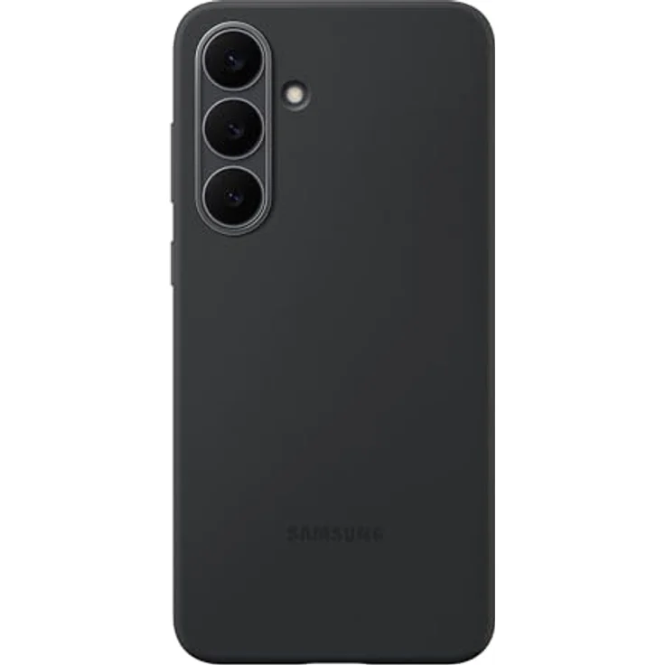 Samsung Silicone Case für Galaxy S25 FE, Smartphone Hülle mit weicher Textur, Schwarz – Bild 4