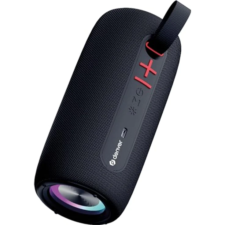 Denver BTL-360B RGB Bluetooth-Lautsprecher, tragbar – Bild 3