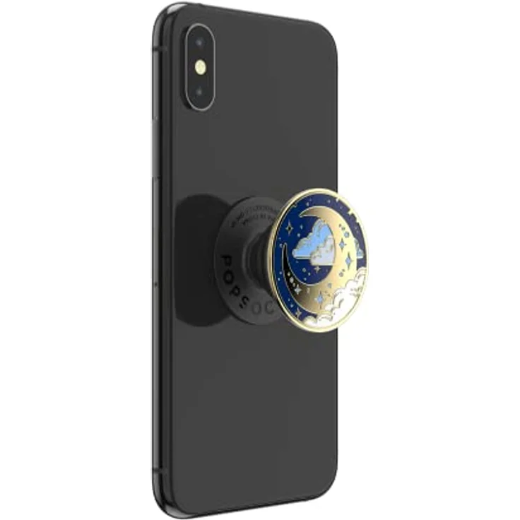 PopSockets: PopGrip - Ausziehbarer Sockel und Griff mit einem Austauschbarem Top für Smartphones und Tablets - Enamel Fly Me to Moon – Bild 5