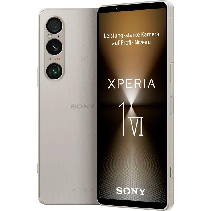 Sony Xperia 1 VI (256 GB, Platinum Silver, 6.50", Dual SIM, 52 Mpx, 5G), Smartphone, Silber – Bild 1