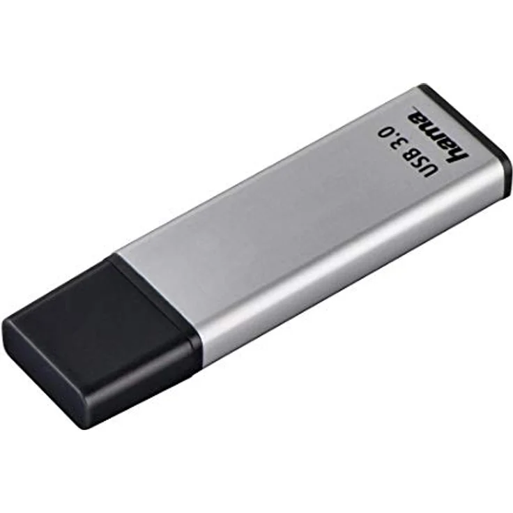 Hama 256GB USB-Stick USB 3.0 Datenstick (40 MB-s Datentransfer, USB-Stick mit Öse zur Befestigung am Schlüsselring, Speicherstick, Memory Stick mit Verschlusskappe, z. B. für Windows-MacBook) silber – Bild 3