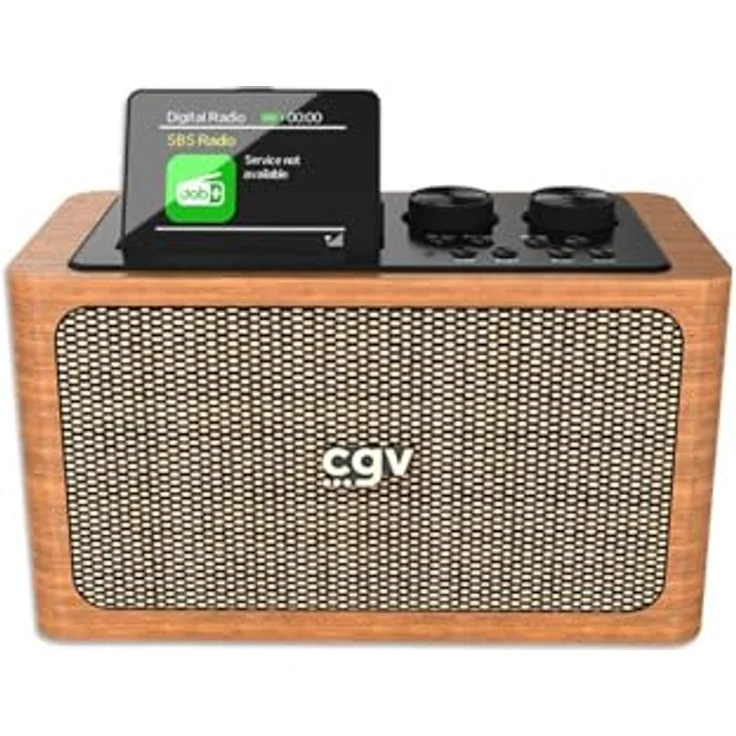 CGV BeBop DAB+, Tragbares DAB+ Radio mit Analog & Digital Empfang, FM 87 - 108 MHz, 20 W Leistung – Bild 2