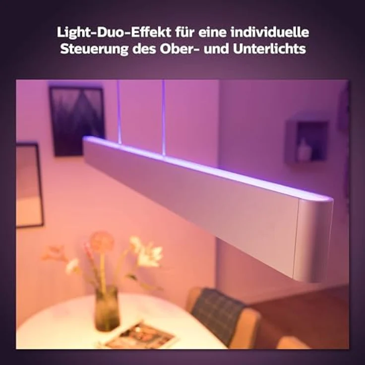 Philips Hue Philips Hue White & Color Ambiance Ensis Pendelleuchte Weiß 6000lm, 8719514343467 – Bild 3