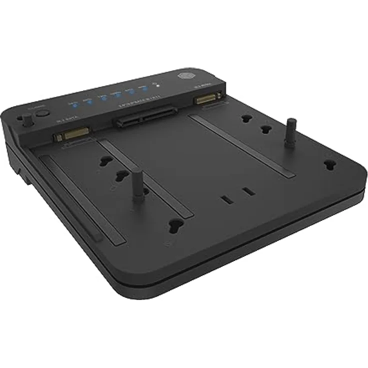 ICY BOX HDD/M.2 NVMe SSD Docking Station USB 3.2 Gen 2 (10 Gbit/s), Festplatten Klonstation & Lesegerät (SATA 2,5 / 3,5 Zoll & M.2 NVMe / SATA SSD), Zweiwege Klonen, USB-C & USB-A, IB-2915MSCL-C31