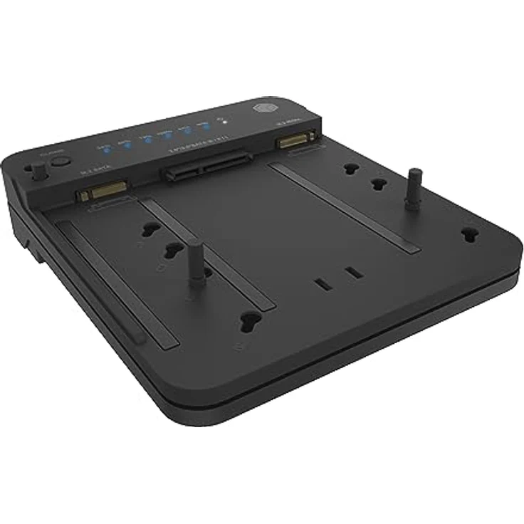 ICY BOX HDD/M.2 NVMe SSD Docking Station USB 3.2 Gen 2 (10 Gbit/s), Festplatten Klonstation & Lesegerät (SATA 2,5 / 3,5 Zoll & M.2 NVMe / SATA SSD), Zweiwege Klonen, USB-C & USB-A, IB-2915MSCL-C31 – Bild 1