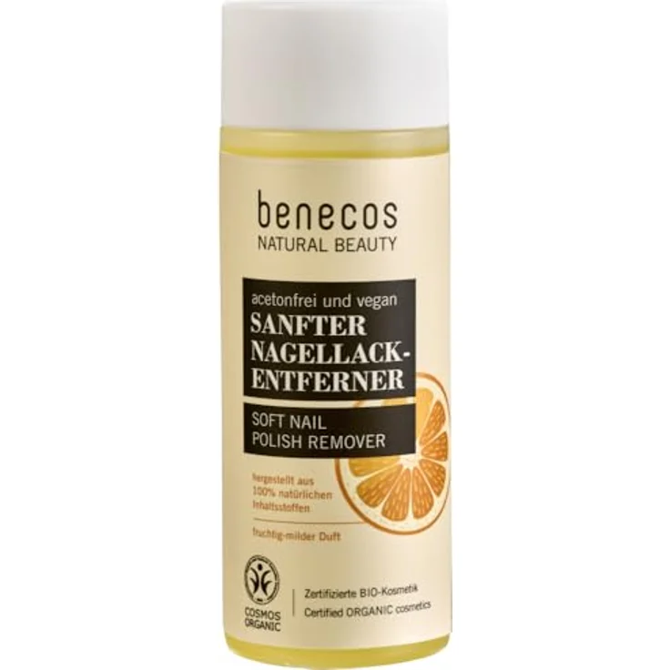benecos Soft Nail Polish Remover, 750 ml, bio-zertifiziert