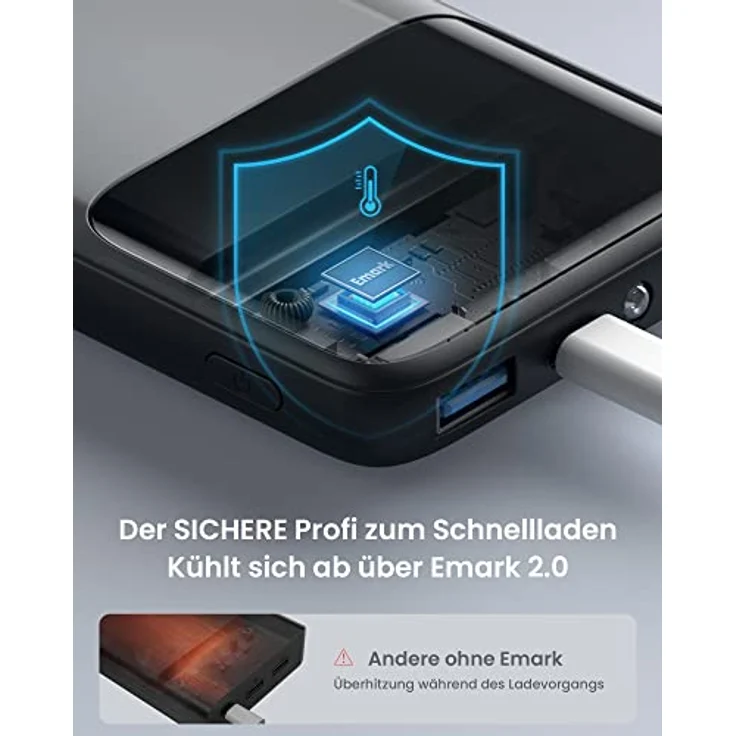 INIU Power Bank, 22.5W Powerbank klein Aber stark 10500mAh, PD3.0 QC4.0 Fast Charging (USB C Input&Output) LED Display Externe handyakkus für iPhone 14 13 12 Pro Samsung S22 S21 AirPods iPad etc – Bild 2