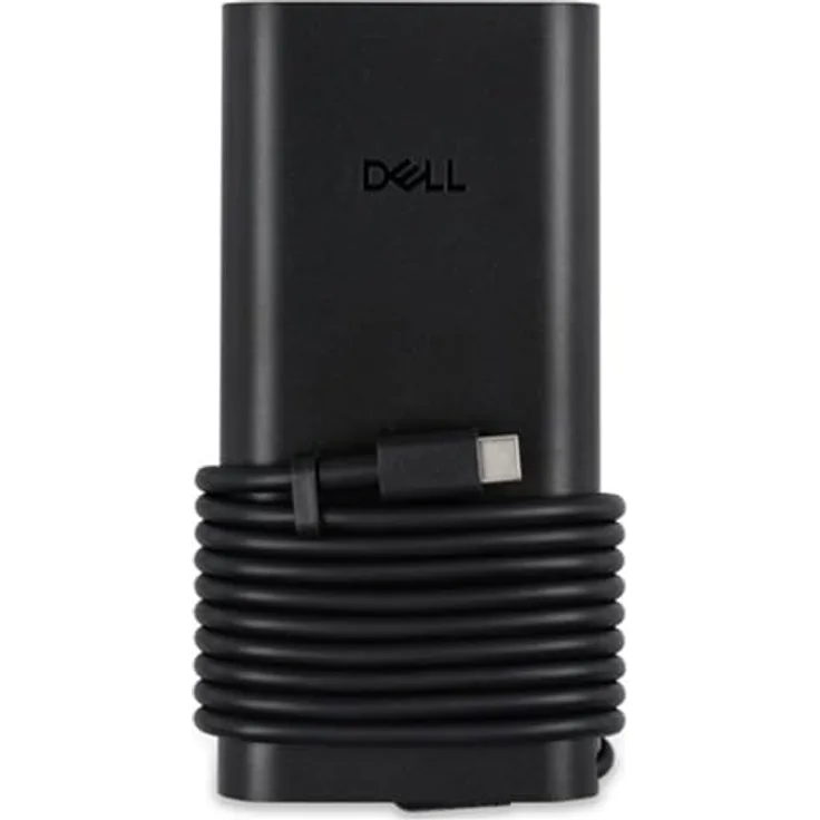 Dell USB-C GaN AC Adapter (165 W), Notebook Netzteil mit Power Cord und 1 Jahr Garantie, Schwarz