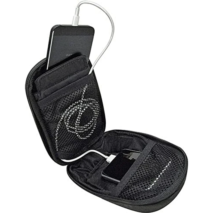 KLICKfix Phone Bag Comfort M KLICKfix mit Adapter transparent-schwarz, mit Drehkupplung – Bild 5