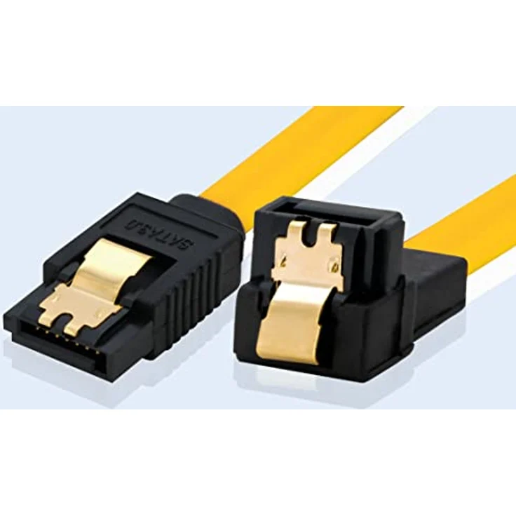 BIGtec BIG1997 0,2m HDD S-ATA Kabel gelb gerade/unten Kontakte vergoldet – Bild 9