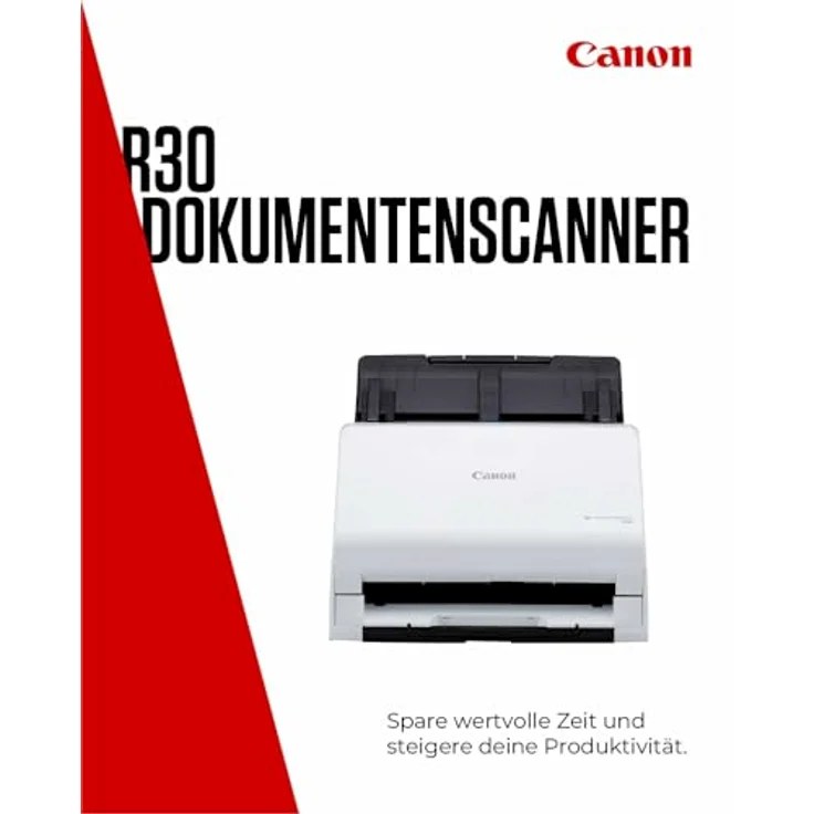 Canon imageFORMULA R30, 600 x 600 DPI Dokumentenscanner in Weiß, mit Duplex-Funktion und Cloud-Upload-Funktion – Bild 3