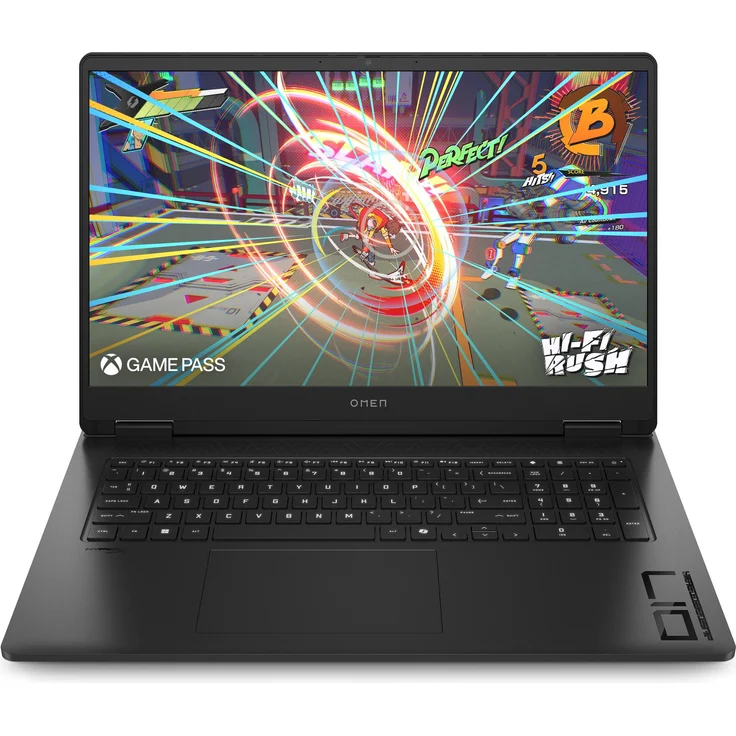 HP OMEN Gaming 17-db1476ng, 17.3" Notebook mit 1000 GB SSD, 32 GB RAM, RGB-Tastatur, Schwarz
