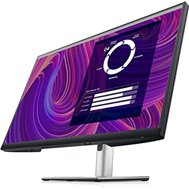 Dell P2723D 27 Zoll QHD (2560x1440) Monitor, 60Hz, IPS, 5ms, 99% sRGB, DisplayPort, HDMI, 5x USB, 3 Jahre Garantie, Schwarz – Bild 3