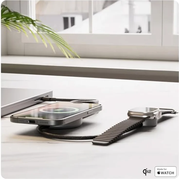 Zens Wireless Charger Pro 2, Qi2-zertifiziertes 25 W Ladegerät mit magnetischem Design, schwarz – Bild 7
