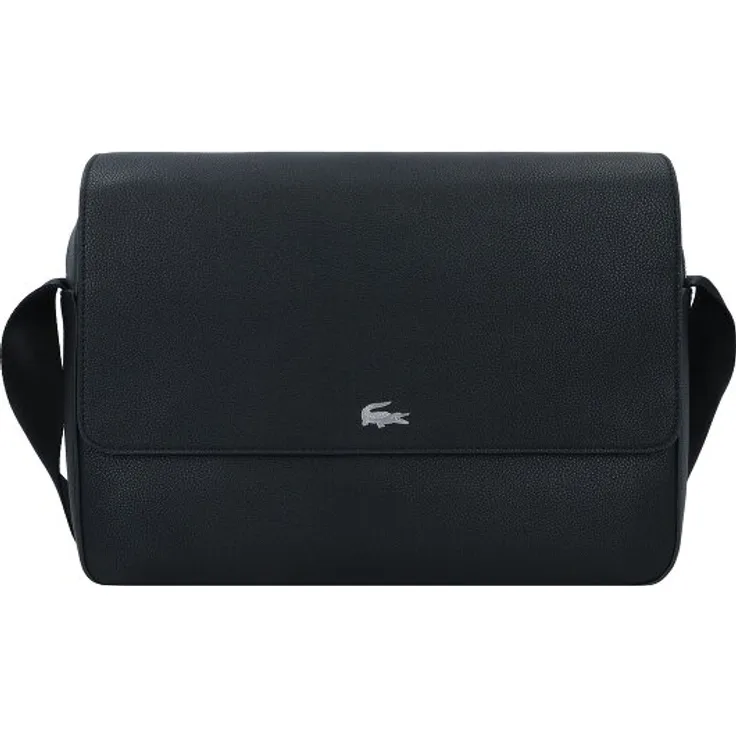Lacoste LG Business Messenger, Laptop-Tasche mit 34 cm Laptopfach, schwarz, 100% Polyurethan