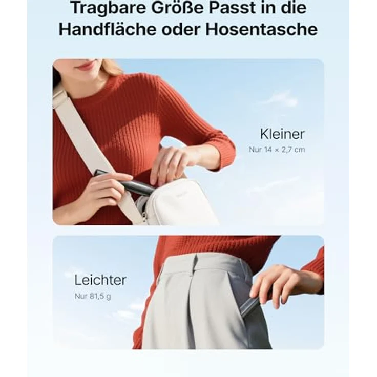 BOYA Magic Mikrofon für Handy, Wireless Mini-Lavalier-Mikrofon mit USB-C-Stecker, KI-Geräuschunterdrückung, 30 Stunden Akkulaufzeit für iPhone 15/16 Serie – Bild 3