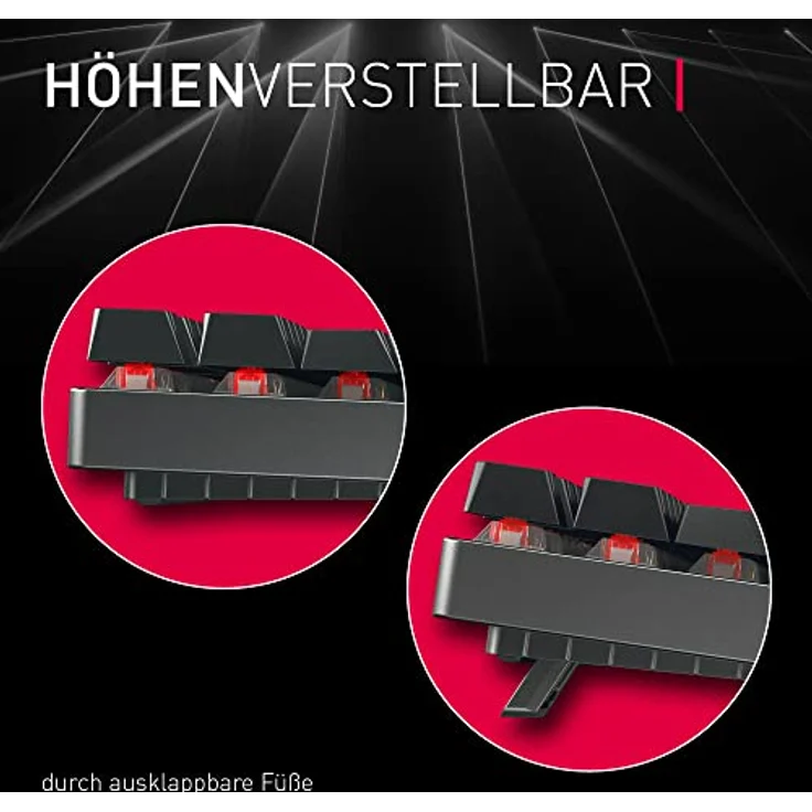 CHERRY MX 8.2 Wireless Keyboard TKL WL, mechanische Tastatur mit RGB-Hintergrundbeleuchtung, Weiß, kabellos, USB-C und Bluetooth 5.2 – Bild 6