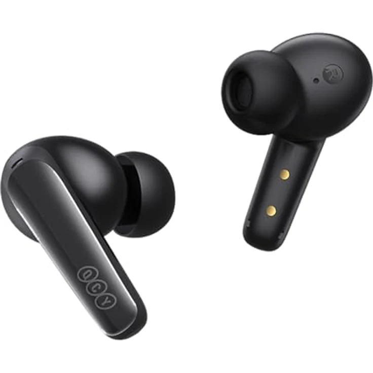 QCY T13X Tws Bluetooth 5.3 Kopfhörer - Schwarz mit Windgeräuschunterdrückung – Bild 2