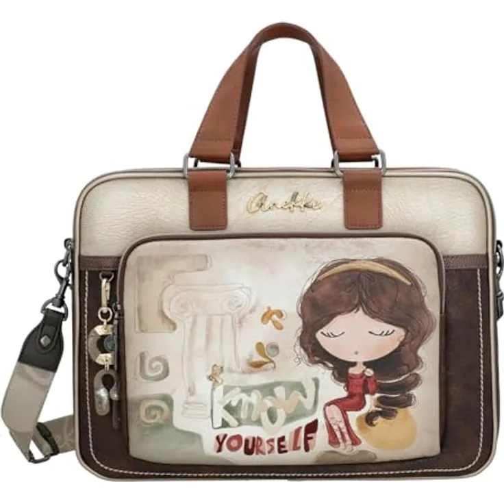 Anekke Muse Aktentasche 40 cm mit Laptopfach, mehrfarbig, 100% Polyurethan