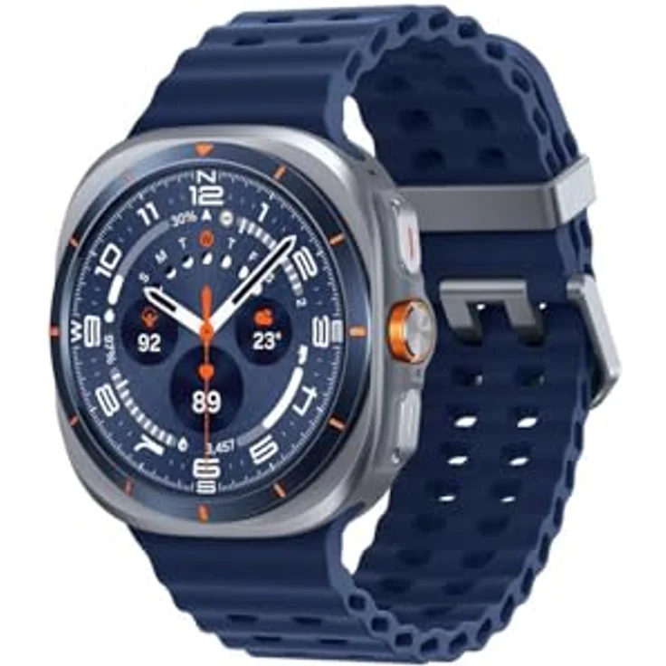 Samsung Galaxy Watch Ultra 2025 LTE Smartwatch, 47 mm Titanium Blau, Saphirglas, AMOLED, GPS, Health-Tracking, IP68, 100 m wasserdicht – Bild 2
