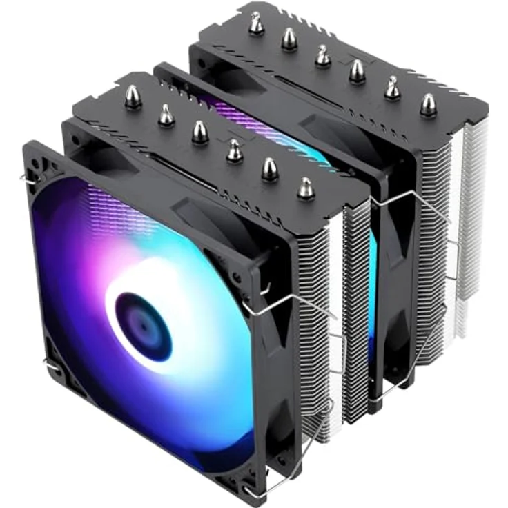 Thermalright Peerless Assasin 120 SE A-RGB CPU-Kühler - 120 mm, schwarz/silber – Bild 3