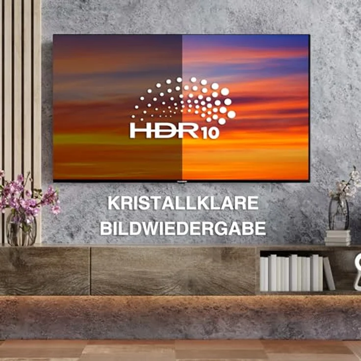 Telefunken Fernseher 32 Zoll Smart TV VIDAA XH32VP750M - HD-Ready, HDR, Triple-Tuner, LED, schwarz – Bild 5