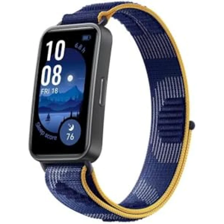 HUAWEI Band 9, TruSleep 4.0, wissenschaftliches Schlaftracking, 14 Tage Akkulaufzeit, 100 Trainingsmodi, iOS&Android, Deutsche Version, Blue Nylon – Bild 1
