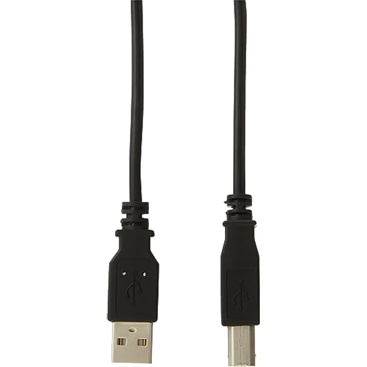 PremiumCord USB 2.0 High Speed Kabel M/M 1m, A Stecker auf B Stecker, USB Verbindungskabel für Scanner usw, Doppelt geschirmt, AWG28, Farbe schwarz, Länge 1m – Bild 4