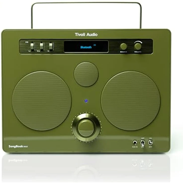 Tivoli Audio Songbook MAX, Premium Bluetooth Sound System with FM, 1/4" Auxiliary Input and Built-in Preamp (Grün) – Bild 1
