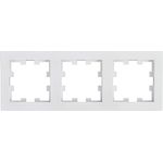 Panasonic WDTF00032WH Karre Plus 55 Abdeckrahmen 3-fach reinweiß 55x55 mm