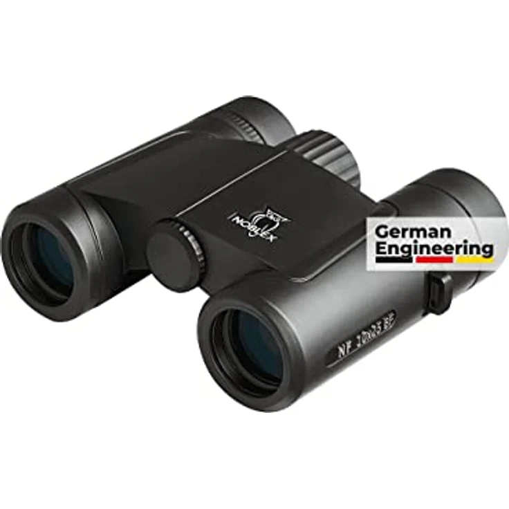 NOBLEX Fernglas NF 10x25 Inception | Hochwertiges Fernglas für Erwachsene für die Jagd, zur Vogelbeobachtung, Naturbeobachtung oder zum Wandern | wasserdicht und stoßfest | schwarz - Preisvergleich – Bild 1