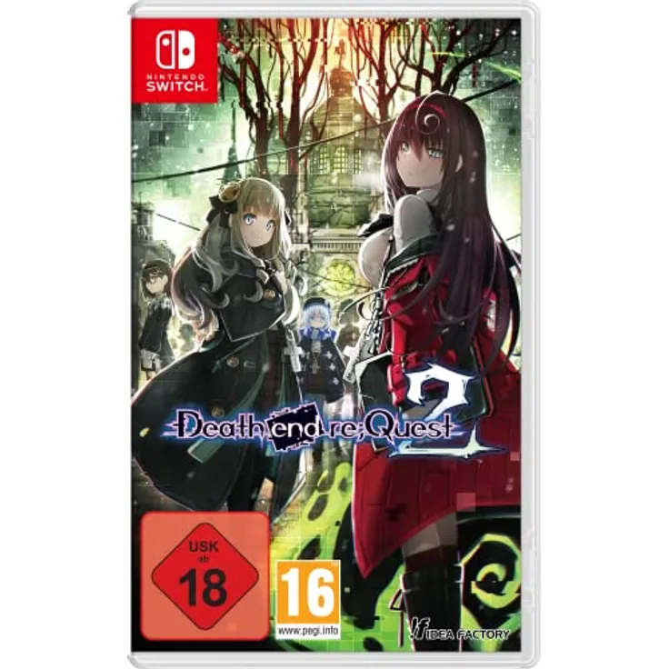 IDEA FACTORY Death end re;Quest 2 - Standard Edition (Nintendo Switch) - Day n' Night Visual Novel RPG, Knockback System, Overkill Rewards