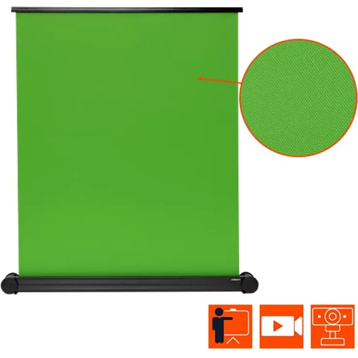 celexon Mobile Chroma Key Green Screen 150 x 180cm – Bild 5