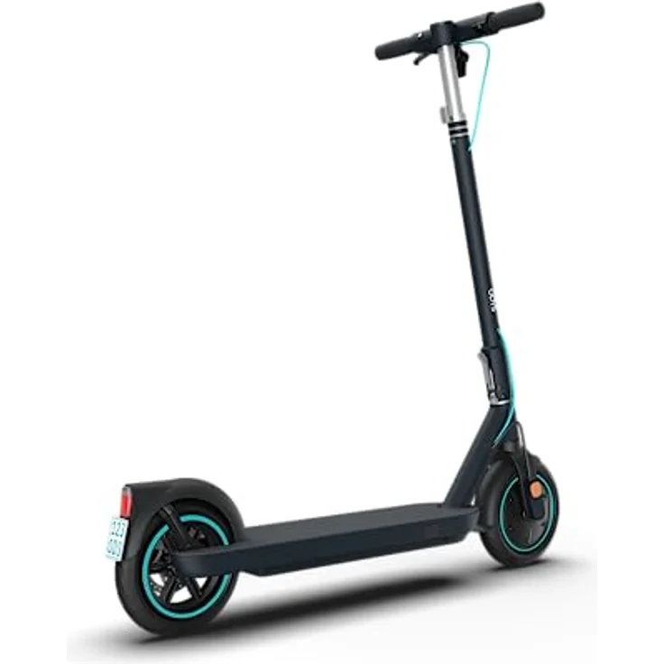 Odys E-Scooter (20 km/h, 25 km), schwarz, Aluminium, 9 Zoll Luftreifen, duales Bremssystem, IP55 – Bild 11