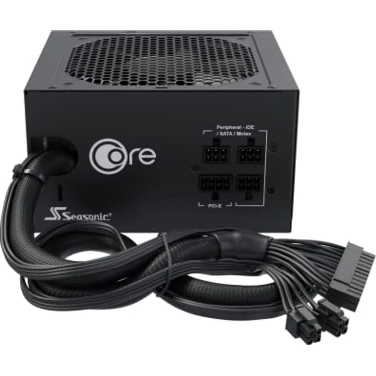 Seasonic CORE GM-650, schwarz, 2x PCIe, semimodulares Kabelmanagement (CORE-GM-650) – Bild 4