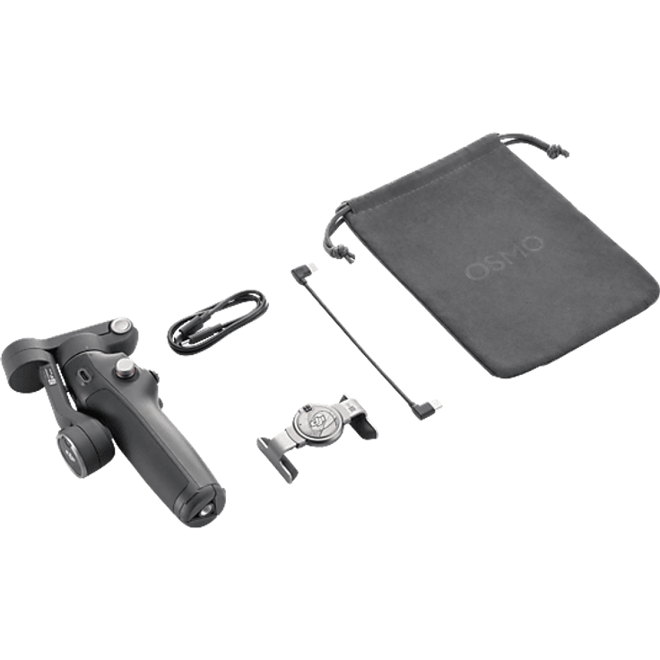 DJI Osmo Mobile 8, Gimbal für Smartphones mit 360°-Drehung, Multifunktions-Modul, Schwarz
