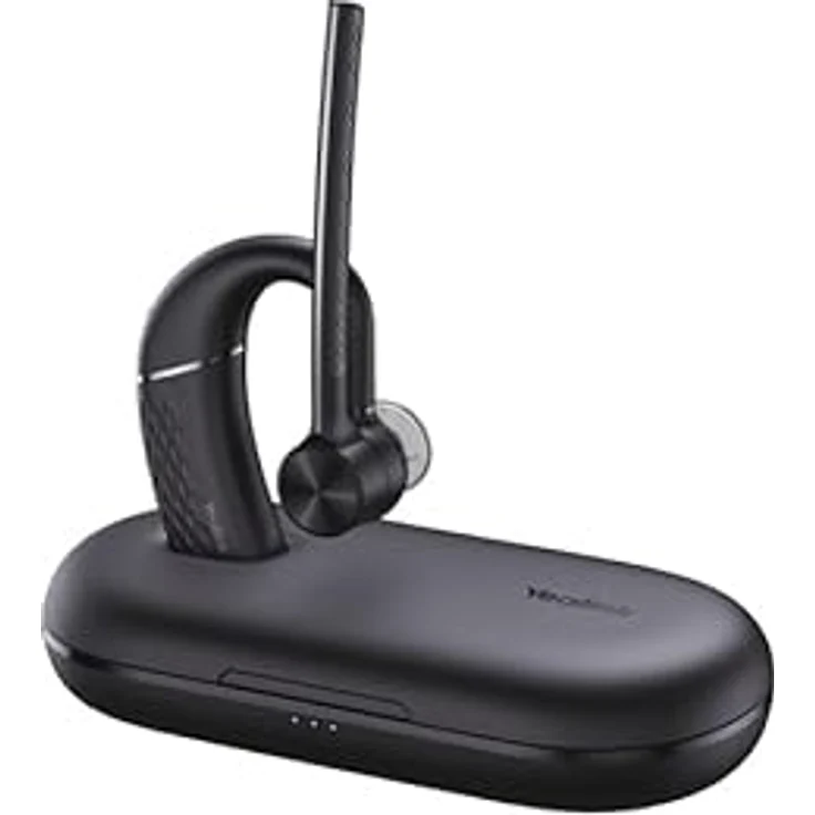 Yealink BH 71 Pro, Mono Bluetooth Headset mit Noise Cancelling und 10 Stunden Akkulaufzeit, Schwarz