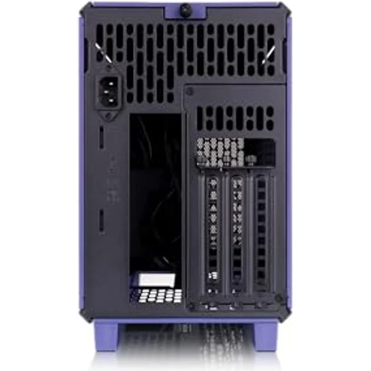 Thermaltake TR100 Mini Tower, super kompakt für Mini ITX Mainboards, Future Dusk, unterstützt Grafikkarten bis 360 mm und AiO-Wasserkühlungen bis 280 mm – Bild 5