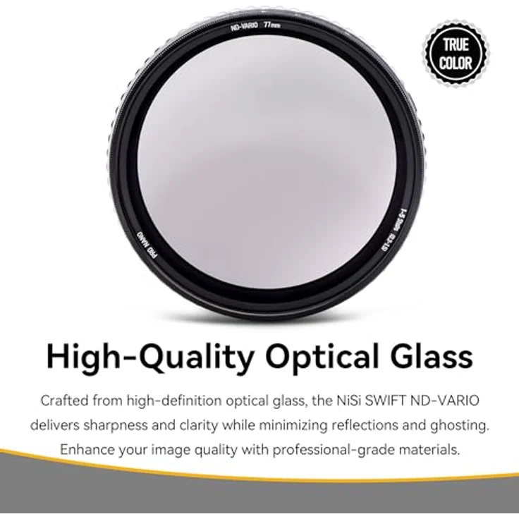 NiSi 86mm True Color Variabler ND Filter 1-5 Blenden (ND2-ND32), Neutral Graufilter mit Multi-Nano-Beschichtung und anti-reflektiven Eigenschaften – Bild 5