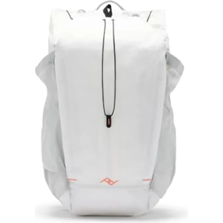 Peak Design Outdoor Backpack 25L, wetterfester Foto- und Wanderrucksack mit Rolltop, weiß